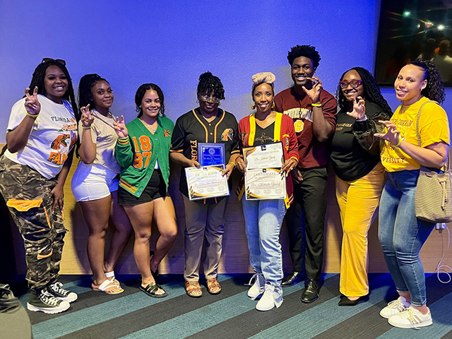 Group of student NABCJ members